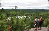 Chegando ao belíssimo Lac Solitaire, no Parc National de La Mauricie, província de Quebec, no Canadá